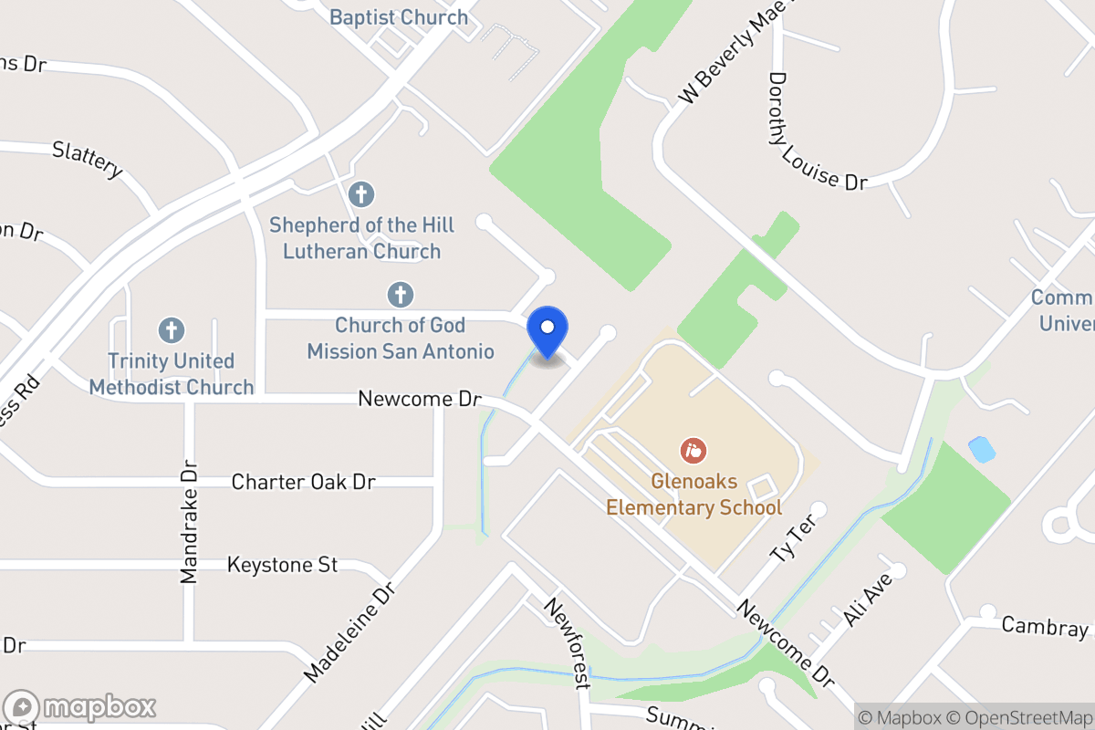 Map of 5202  King George Dr
