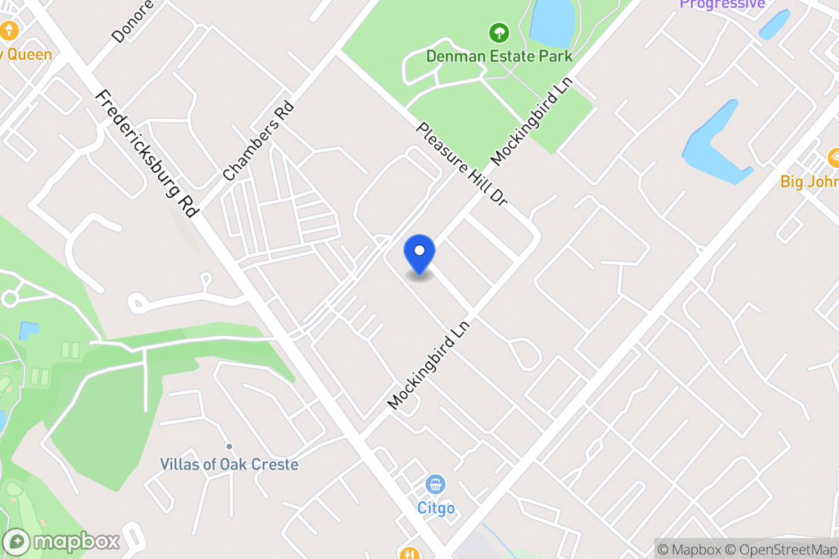 Map of 3813 W Songbird Ln