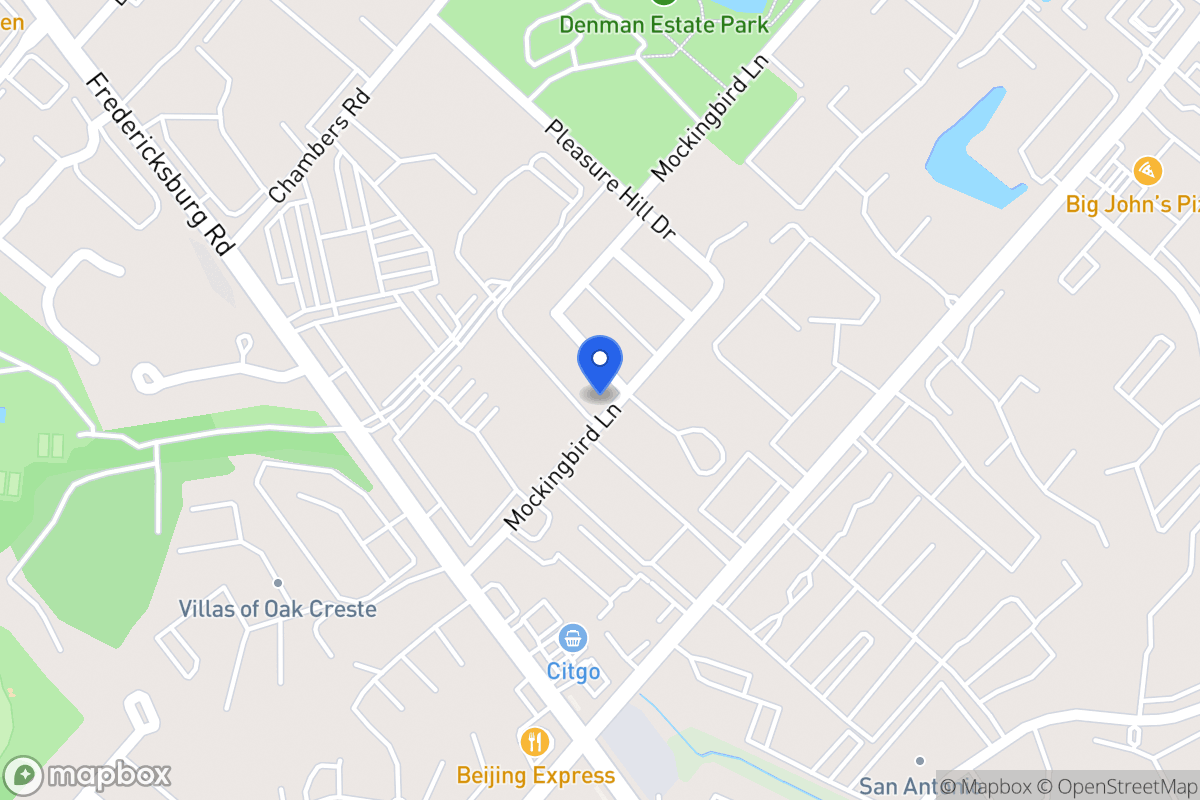 Map of 3801 W Songbird Ln