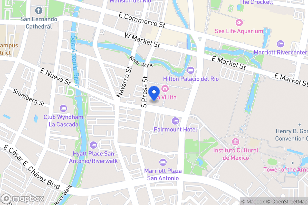 Map of 521 E Nueva
