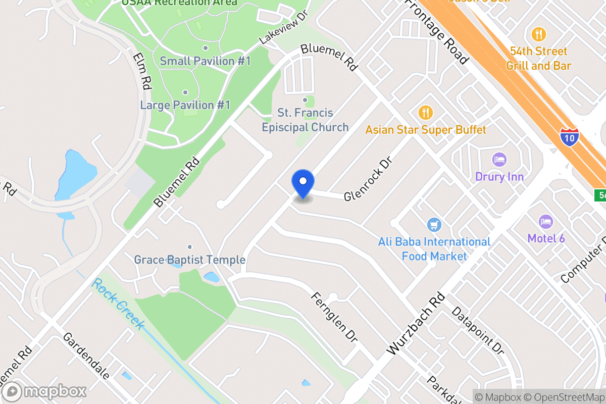Map of 4102  Mount Laurel Dr