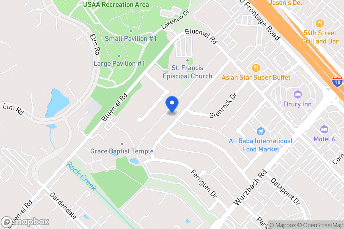 Map of 4107  Mount Laurel Dr