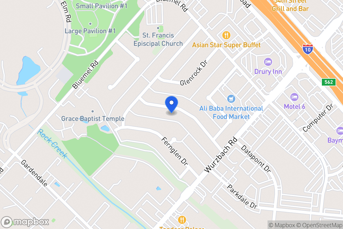 Map of 9407  Ranchero St