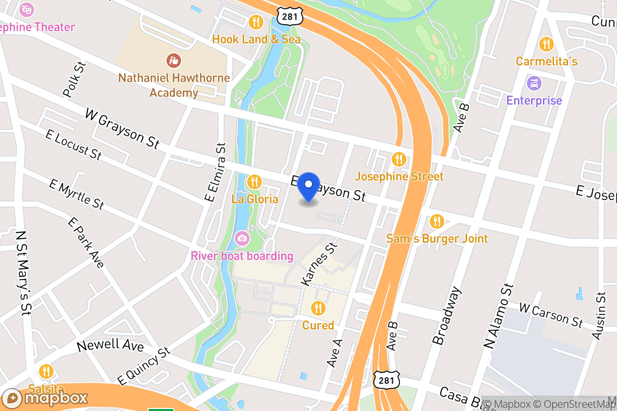 Map of 200 E Grayson St