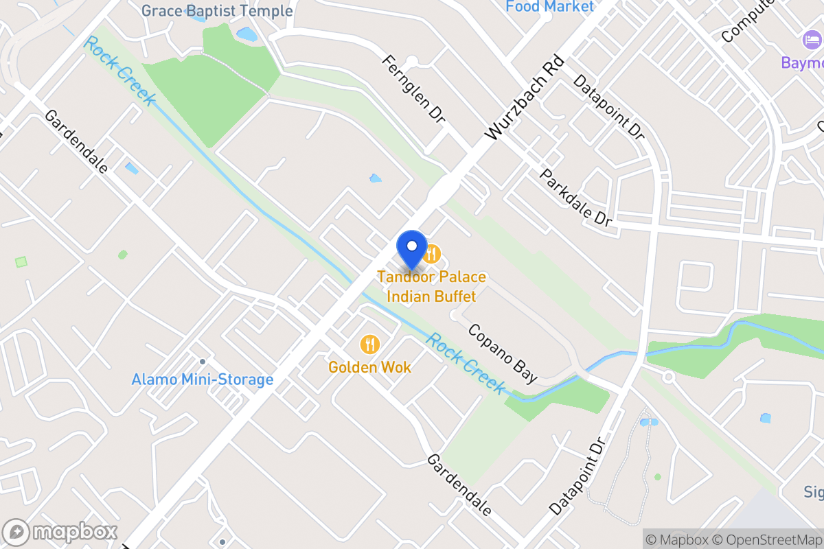 Map of 8940  Wurzbach Rd
