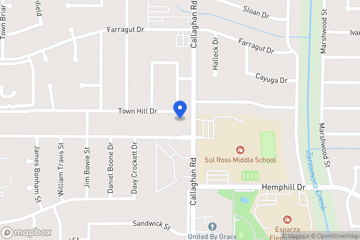 Map of 5902  Townhill Dr