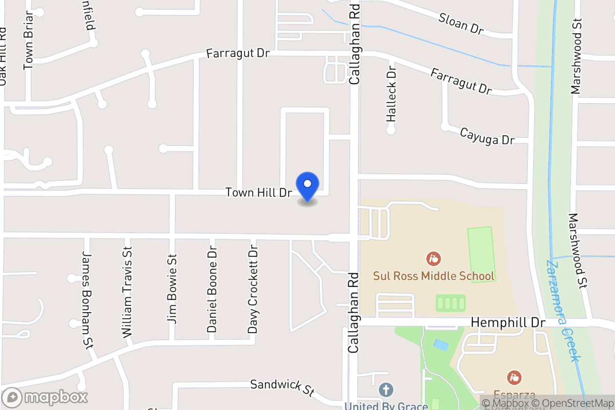 Map of 5910  Townhill Dr
