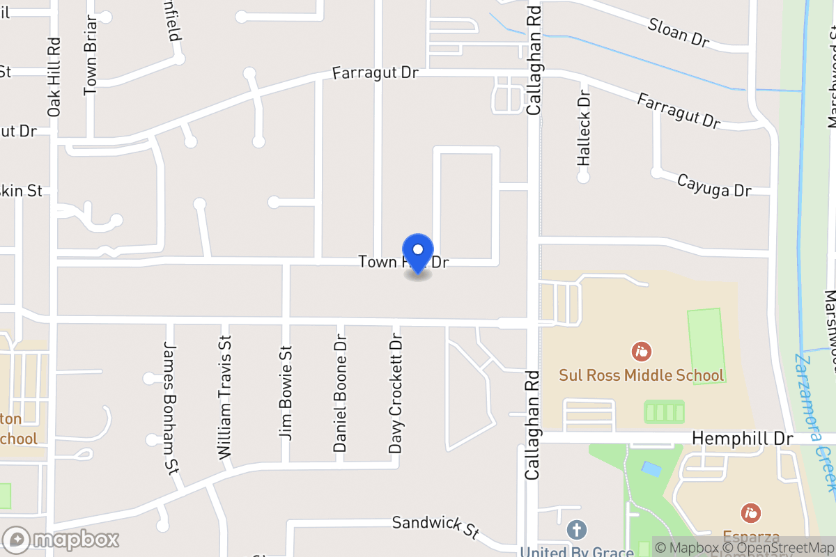 Map of 5926  Townhill Dr