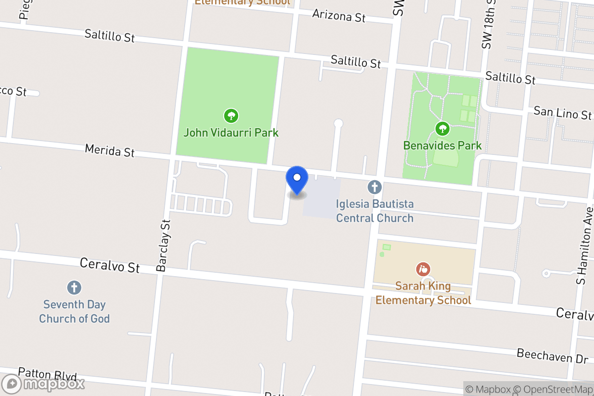 Map of 1810  Plaza Del Sol St