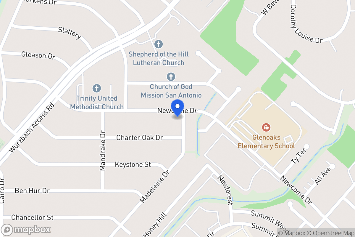 Map of 5202  Newcome Dr