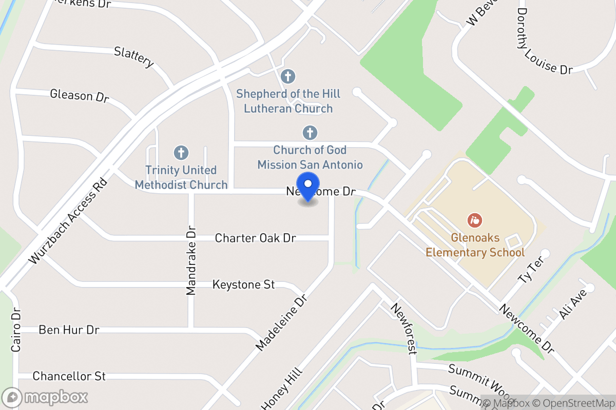 Map of 5206  Newcome Dr