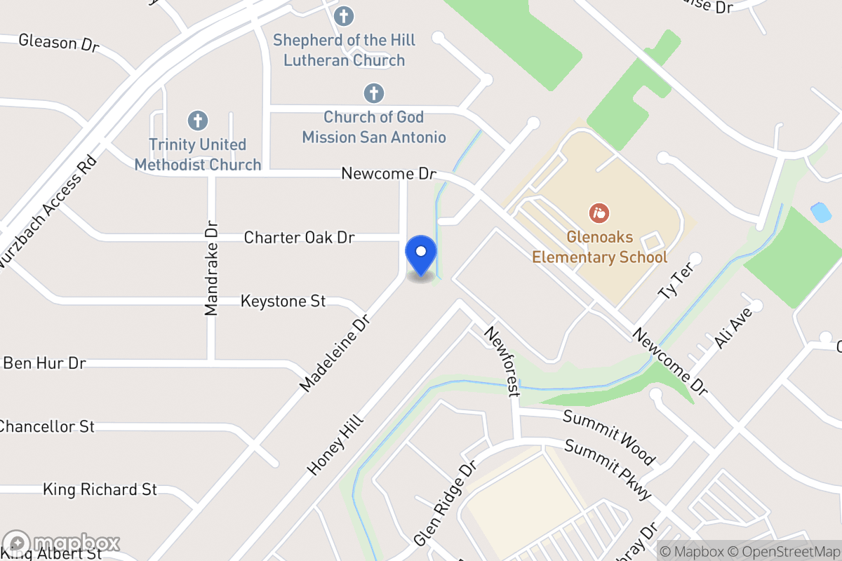 Map of 6626  Madeleine Dr