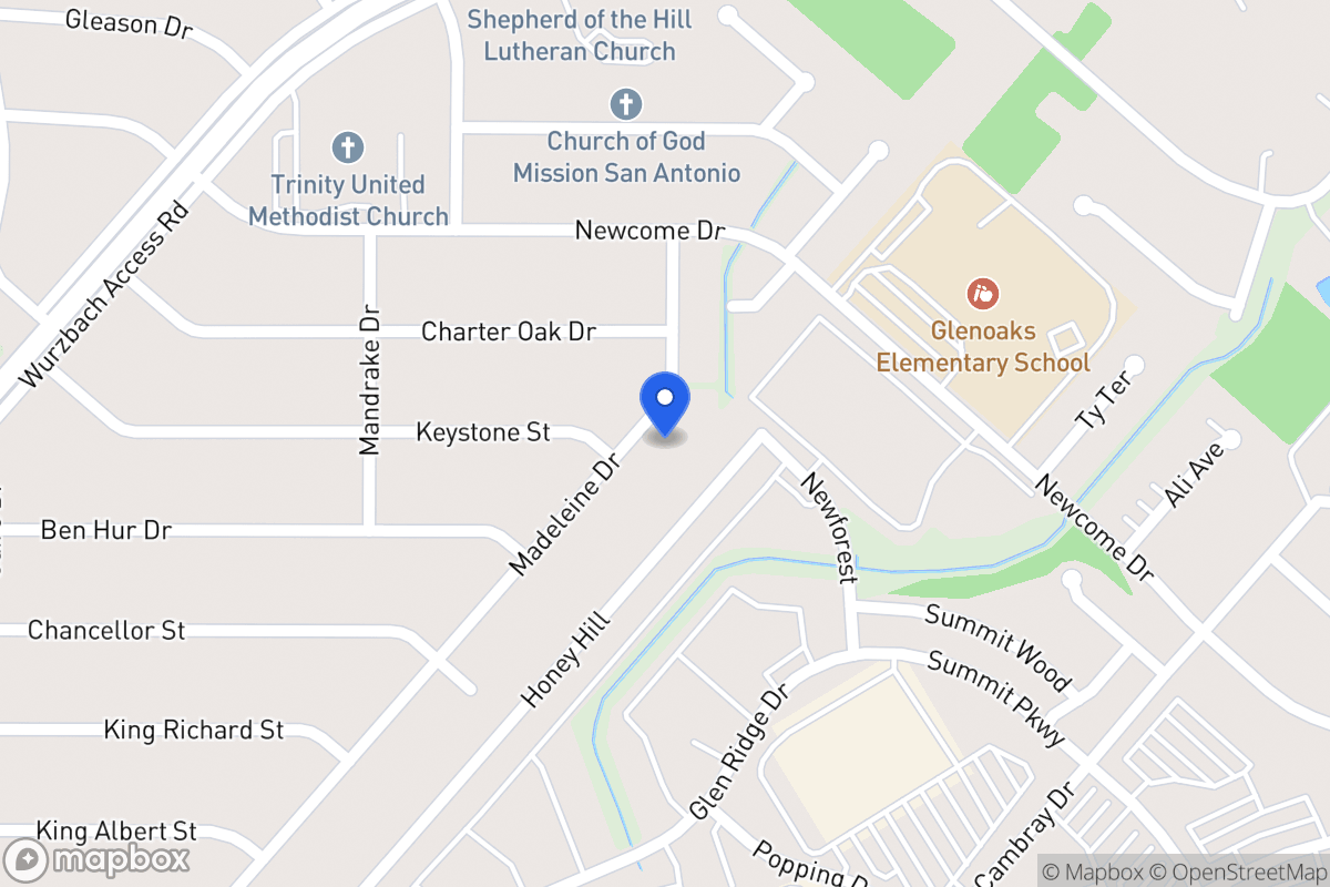 Map of 6618  Madeleine Dr