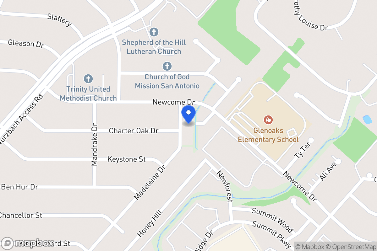 Map of 6710  Madeleine Dr
