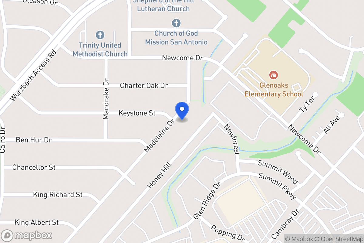 Map of 6614  Madeleine Dr