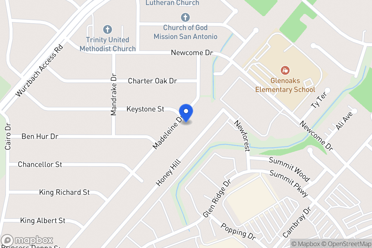 Map of 6606  Madeleine Dr