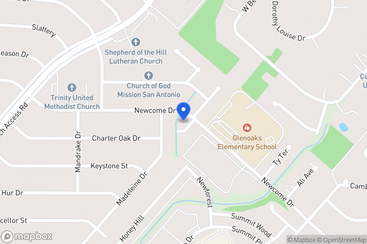 Map of 6711  King Louis Dr