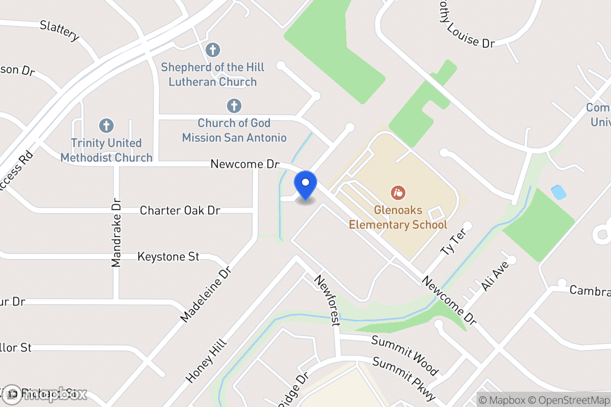 Map of 6710  King Louis Dr