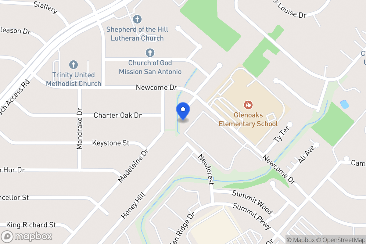 Map of 6702  King Louis Dr