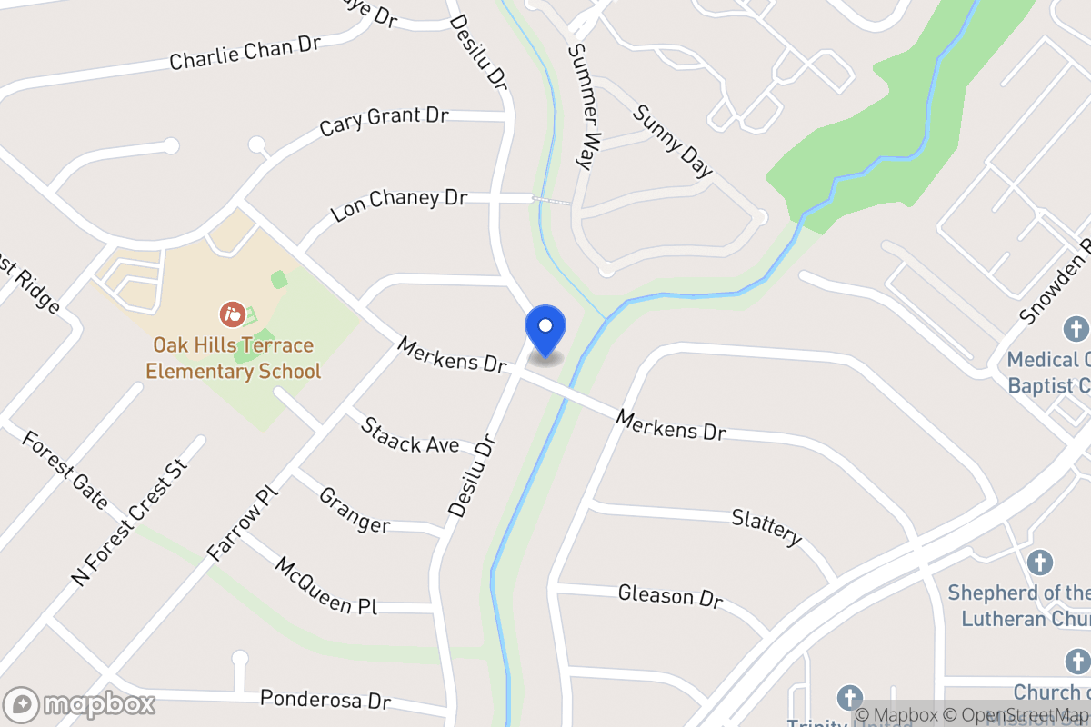Map of 7102  Desilu Dr