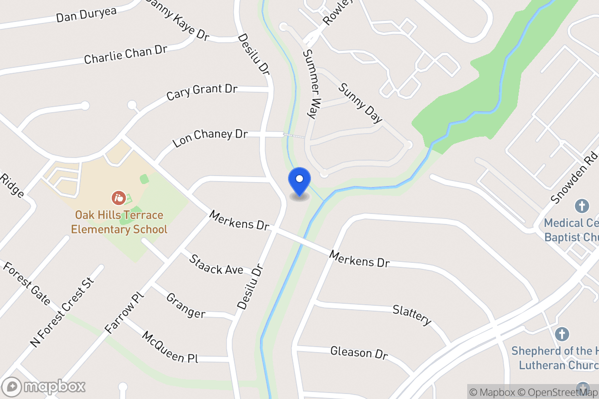 Map of 7110  Desilu Dr