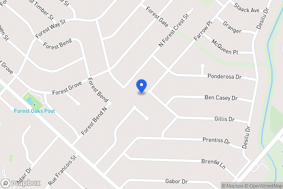 Map of 5826  Gillis Dr