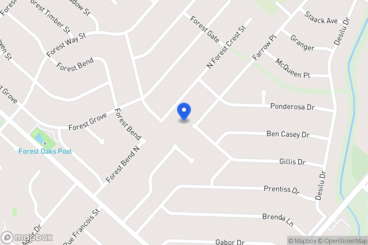 Map of 6701  Farrow Pl