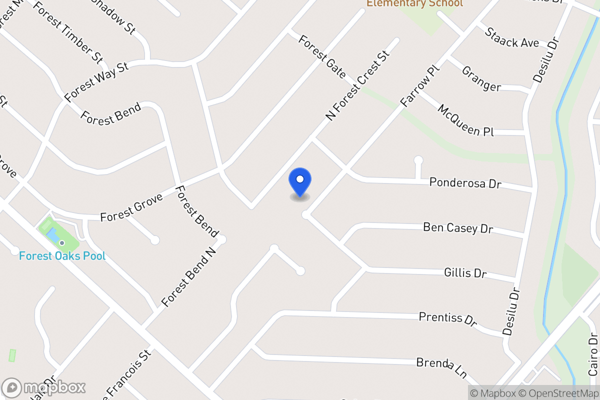 Map of 6703  Farrow Pl