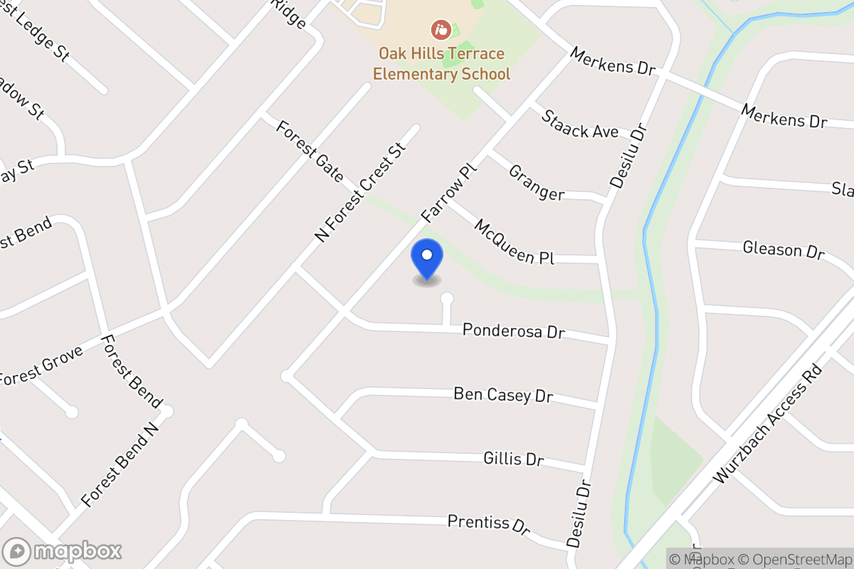 Map of 5707  Ponderosa Dr