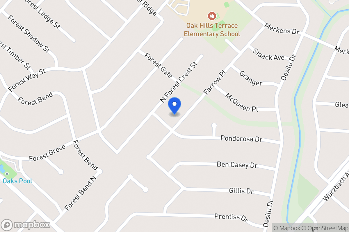 Map of 6807  Farrow Pl