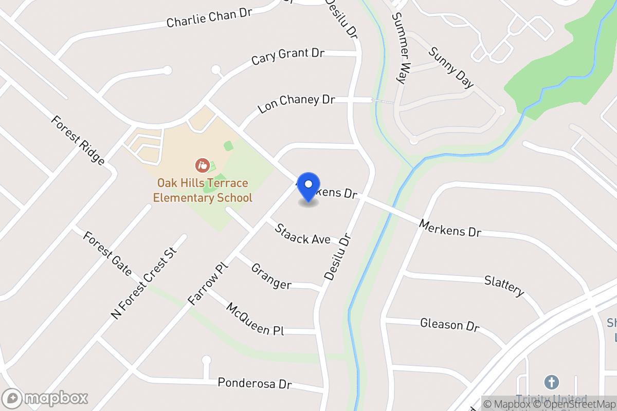 Map of 5614  Merkens Dr
