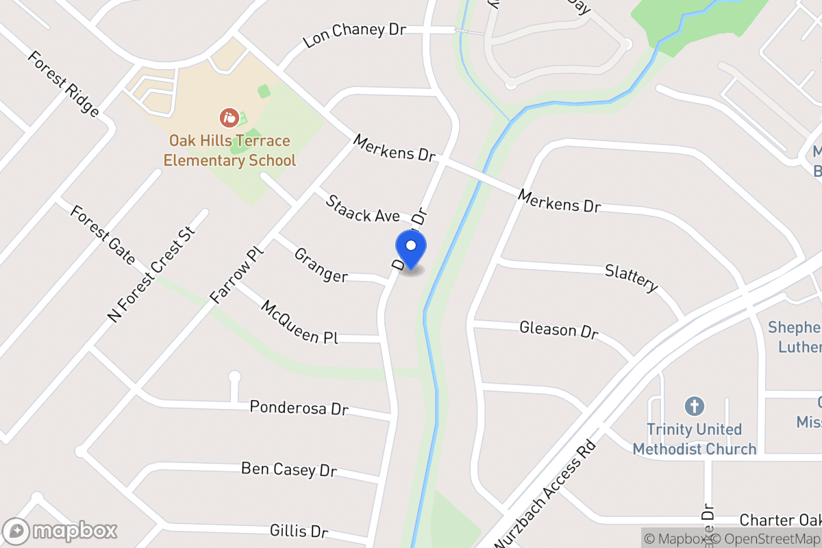 Map of 6918  Desilu Dr