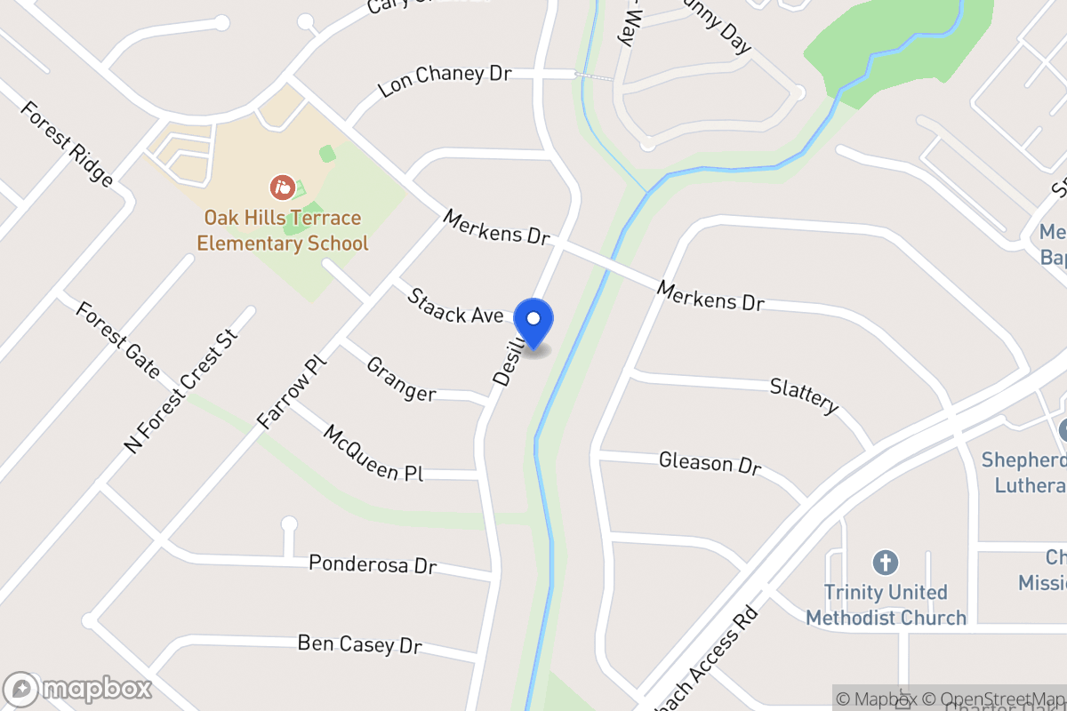 Map of 6926  Desilu Dr