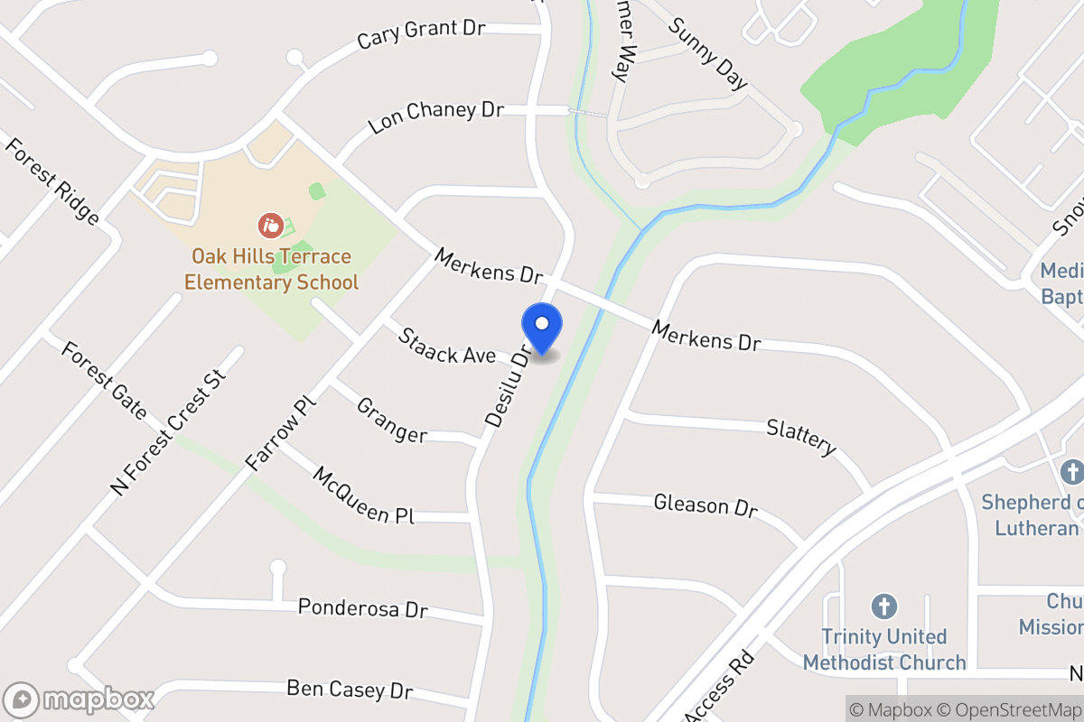 Map of 7002  Desilu Dr