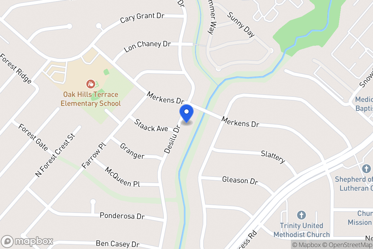 Map of 7006  Desilu Dr