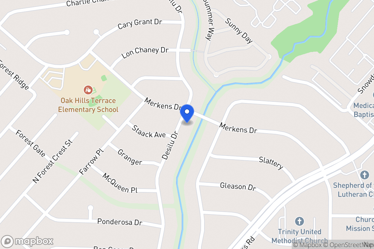 Map of 7010  Desilu Dr