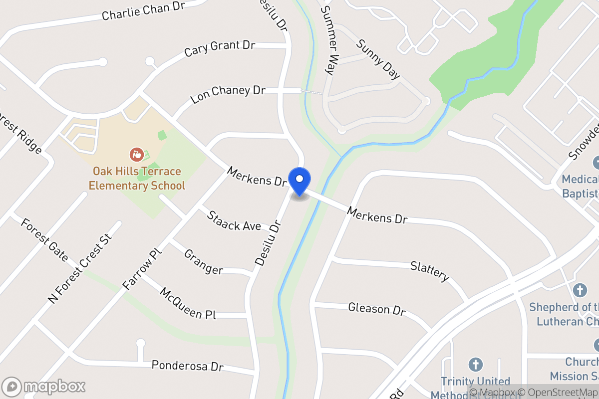 Map of 7014  Desilu Dr