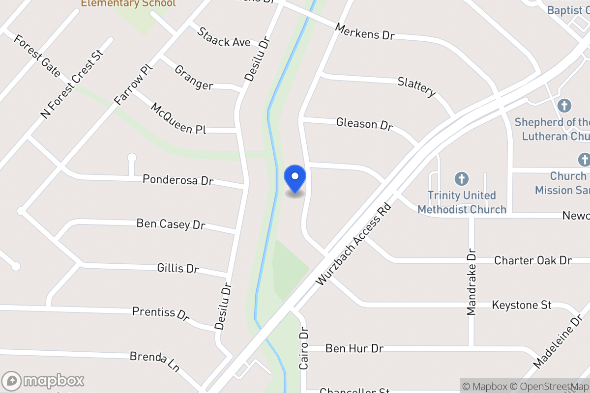 Map of 6727  Alan Hale St