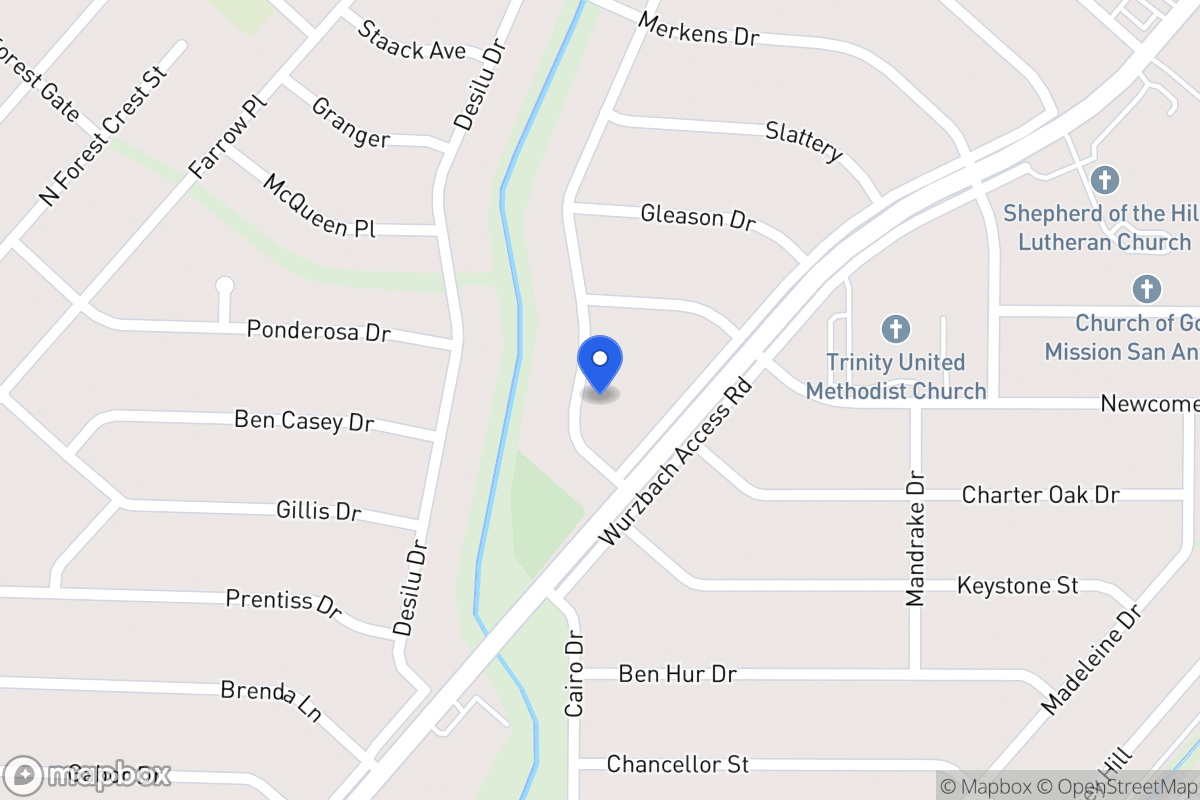 Map of 6722  Alan Hale St
