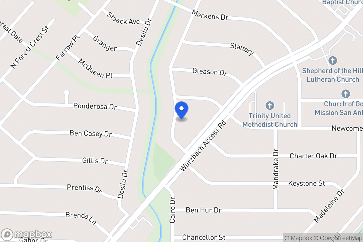 Map of 6726  Alan Hale St