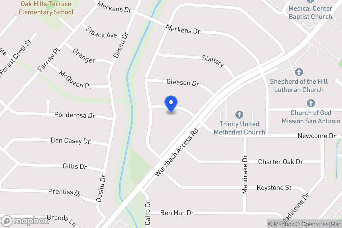 Map of 5518  Newcome Dr