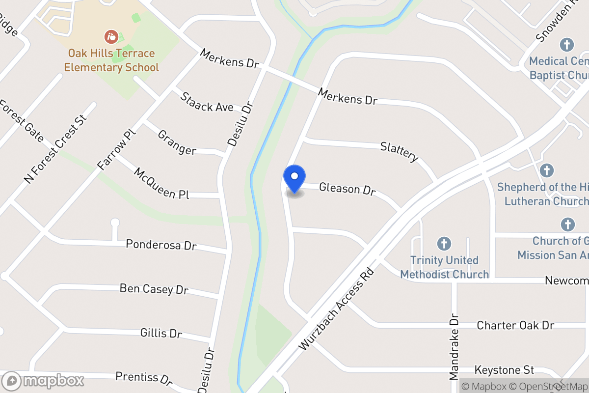 Map of 5542  Gleason Dr