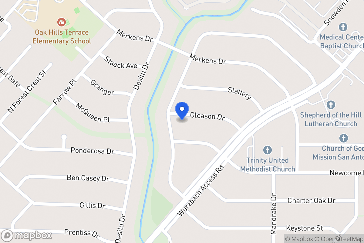 Map of 5538  Gleason Dr