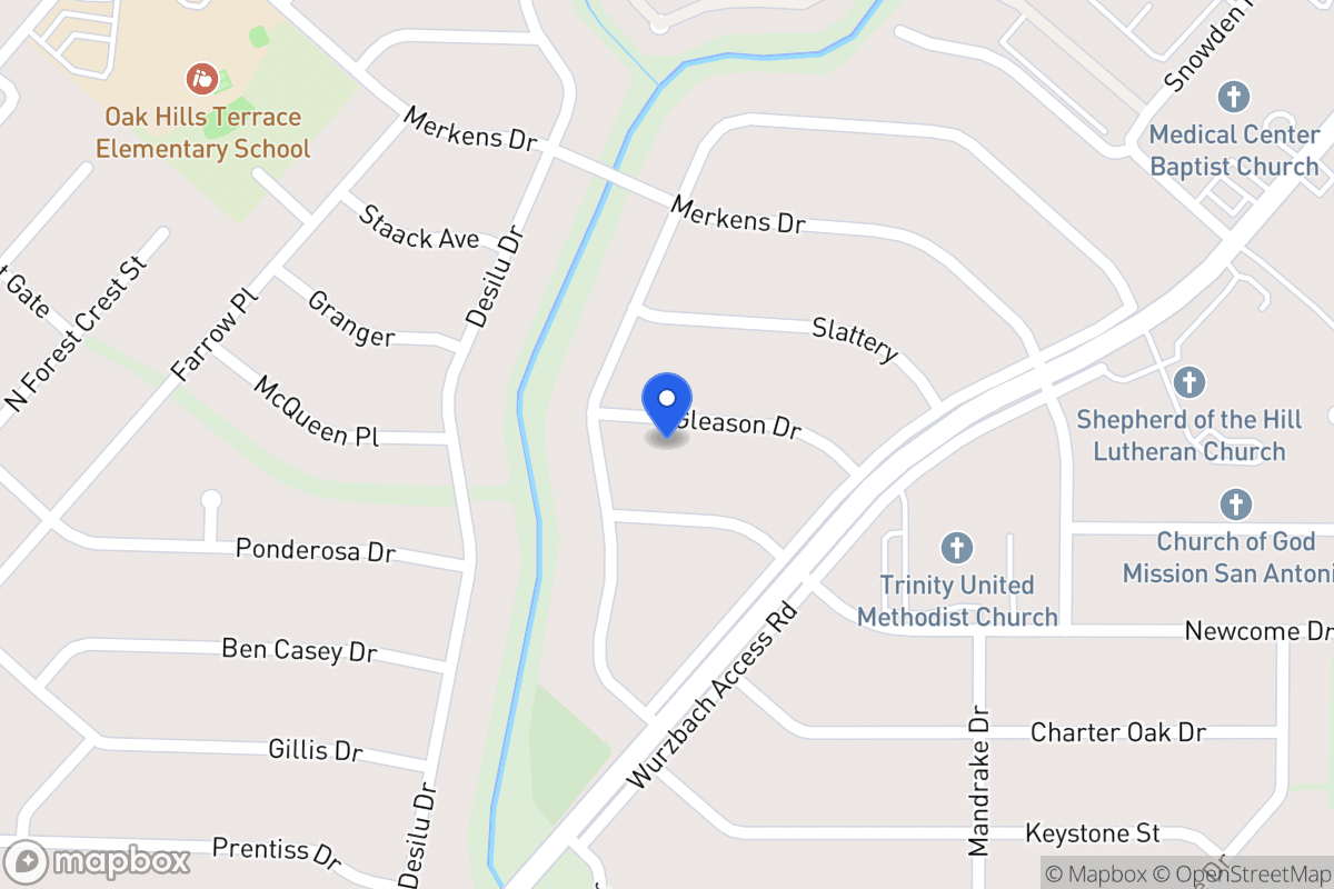 Map of 5534  Gleason Dr