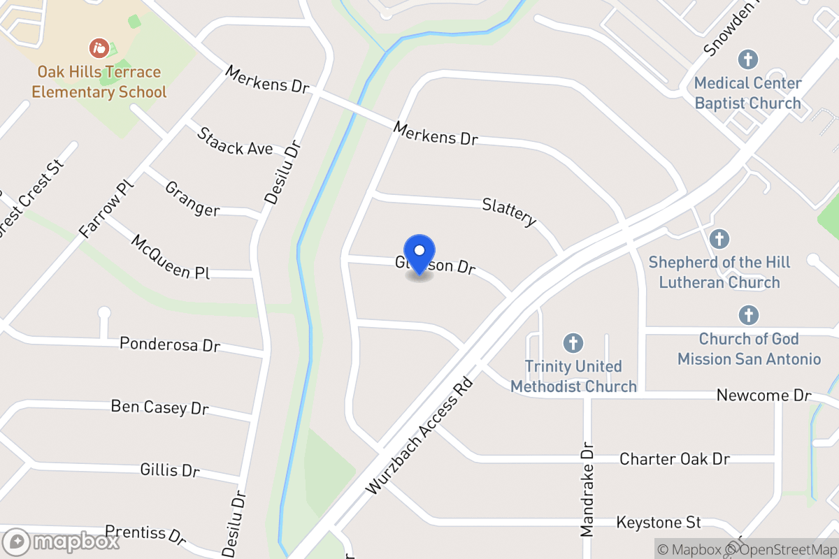 Map of 5526  Gleason Dr