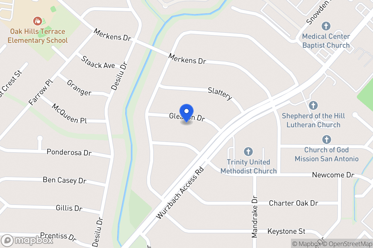 Map of 5522  Gleason Dr