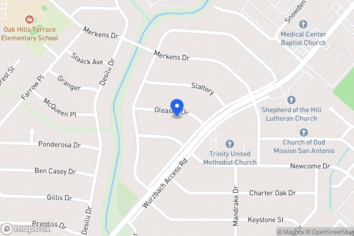 Map of 5518  Gleason Dr