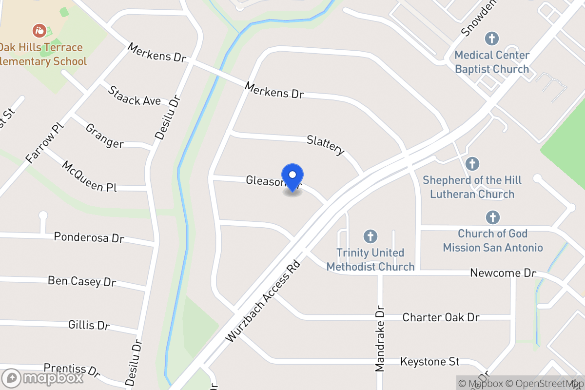 Map of 5514  Gleason Dr