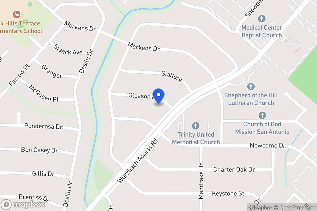 Map of 5510  Gleason Dr