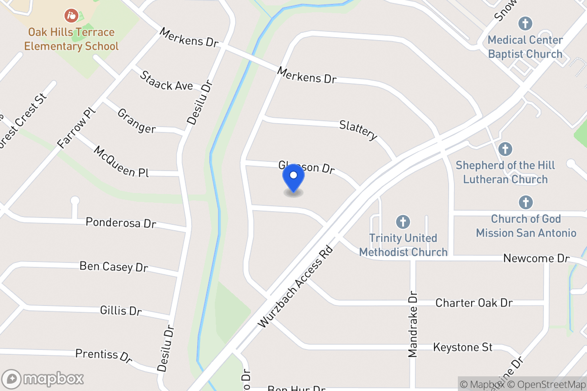 Map of 5515  Newcome Dr